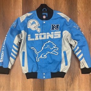 Detroit lions twill jacket
